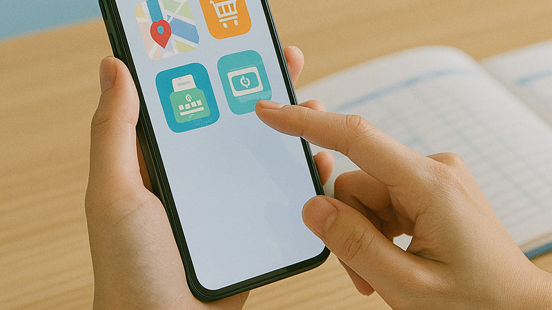 スマホ_アプリでの便利な生活（地図・買い物・家計簿）