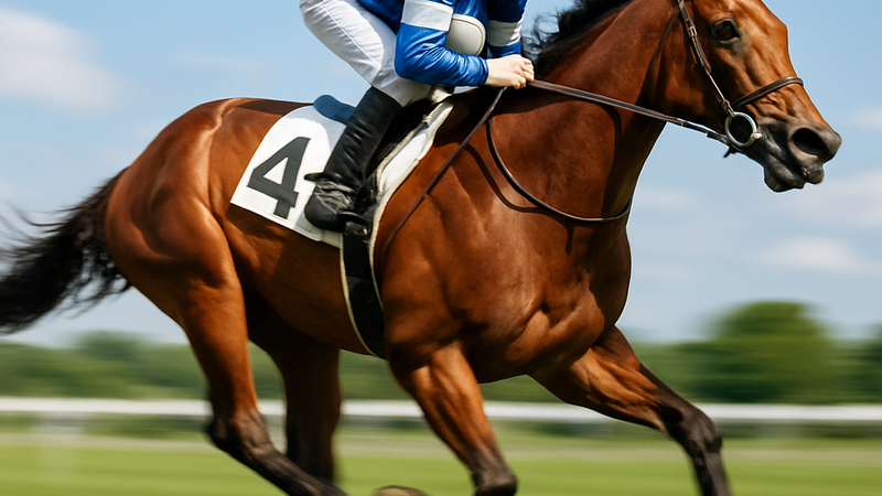 競馬_サラブレッドが疾走する姿