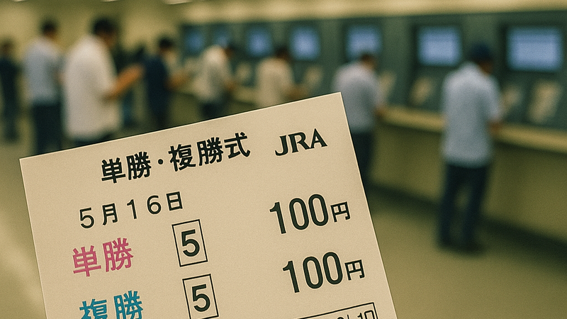 競馬_馬券と投票所