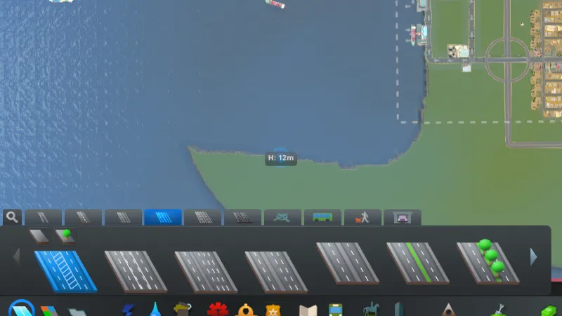 Cities:Skylines（PCゲーム）のMOD導入後に増えた道路の種類