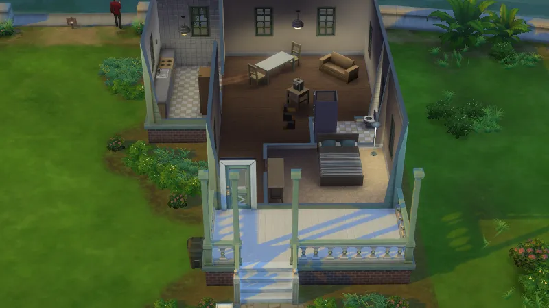 【PC】シムズ4で家を作っている様子