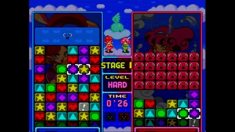 【SFC】パネルでポンでおじゃまパネルを消す直前