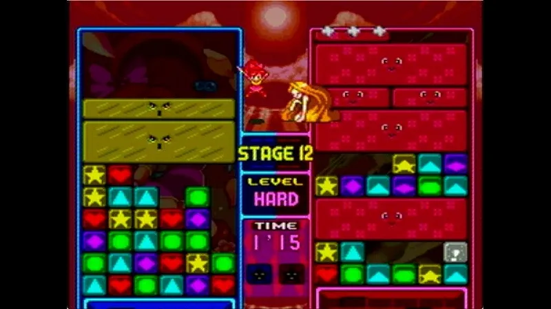 【SFC】パネルでポンでS-HARDの女王に勝利した場面(1分15秒)