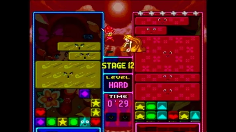 【SFC】パネルでポンでS-HARDの女王に勝利した場面(29秒)