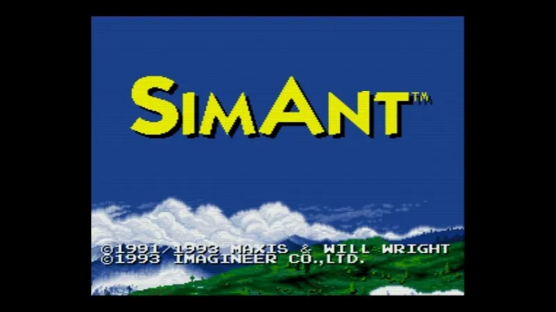 【SFC】シムアントのタイトル画面