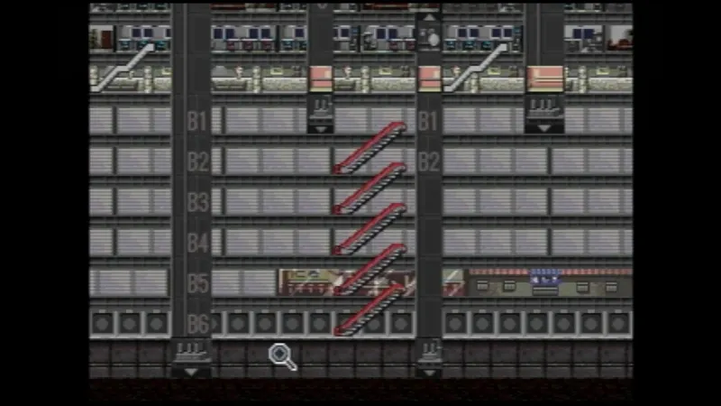 【SS】ザ・タワーの階段、エスカレーター