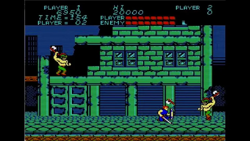闘いの挽歌（ファミコン）のマムシとの戦い