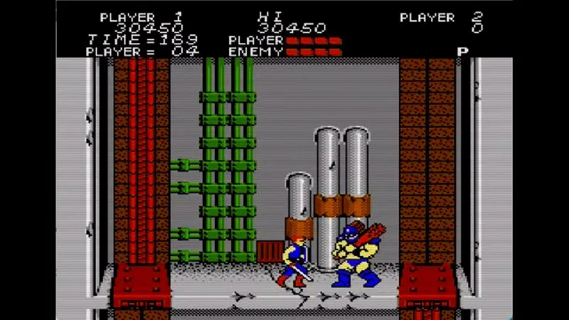 闘いの挽歌（ファミコン）のマッスラーとの戦い