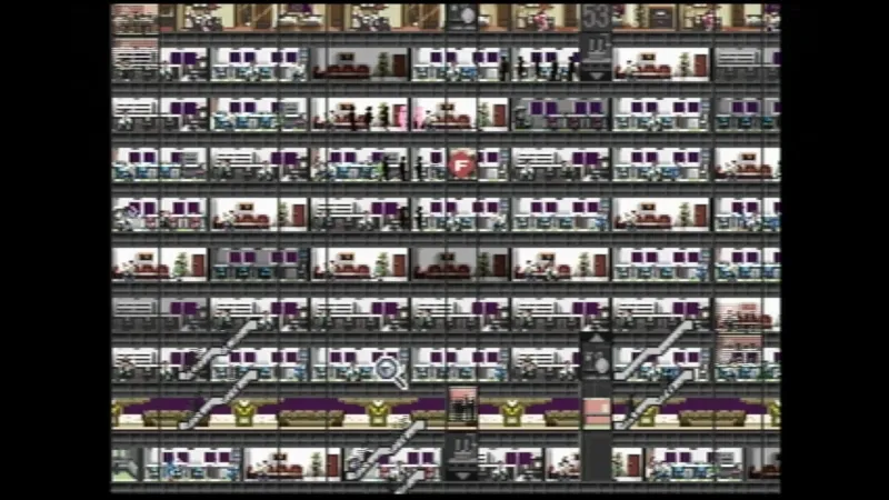 ザ・タワー（セガサターン）のオフィスを固めたレイアウト