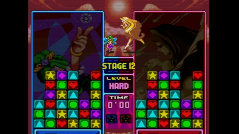 【SFC】パネルでポンの女王戦のスタート画面