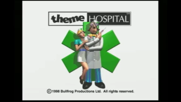 【PS】テーマホスピタルのタイトル画面